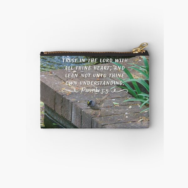 Item preview, Proverbs 3 5 Trust In The Lord - Bible Verse Quote designed and sold by InsprtnlArtbyDP.