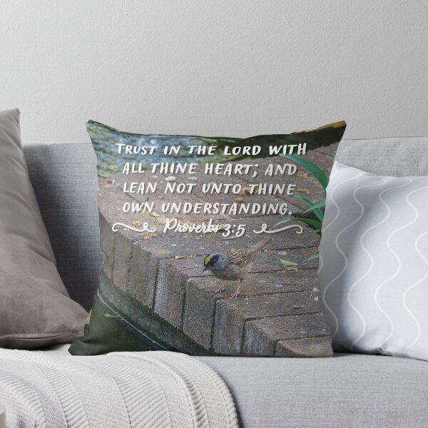 Item preview, Proverbs 3 5 Trust In The Lord - Bible Verse Quote designed and sold by InsprtnlArtbyDP.