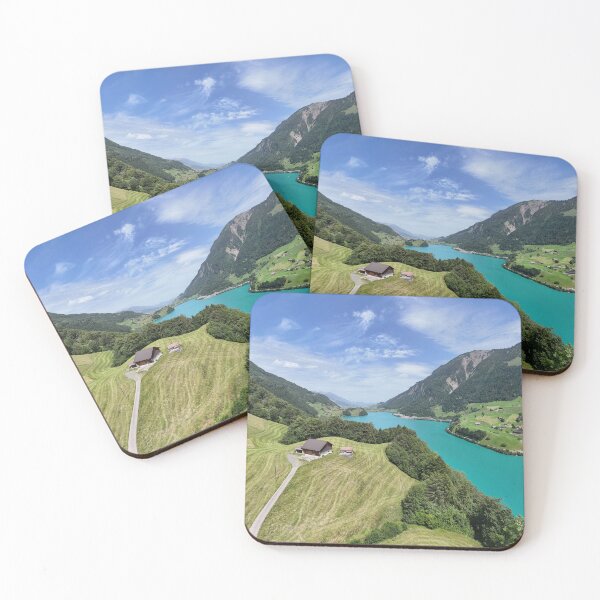 Item preview, Breathtaking drone image of Lake Lungern designed and sold by ScenicBridge.