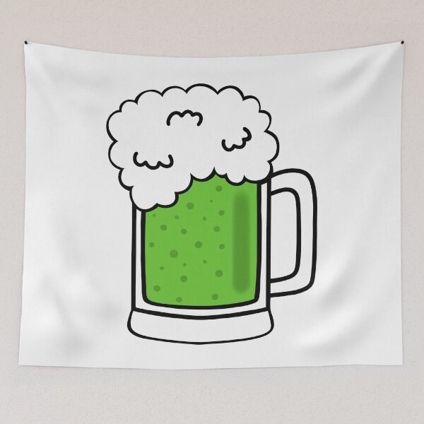 Item preview, Frosty Mug Of Green Beer designed and sold by Sartoris Art.