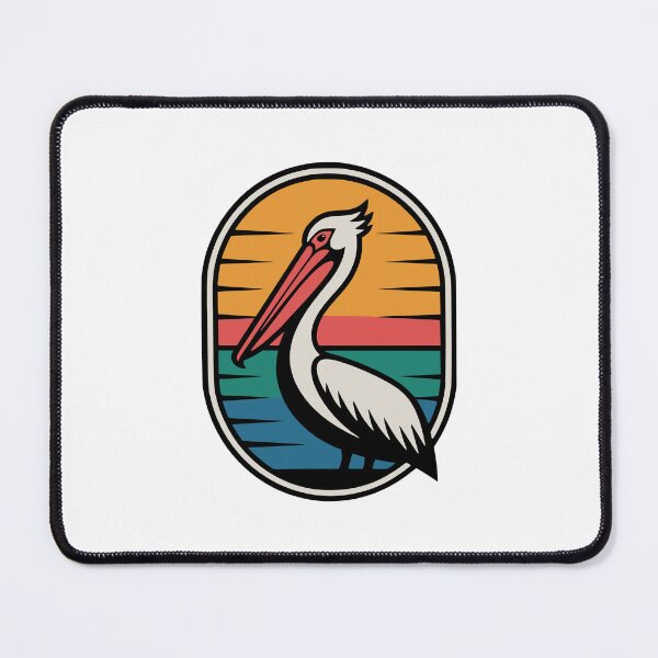 Item preview, Retro Coastal Pelican Sunset designed and sold by AntiqueImages.