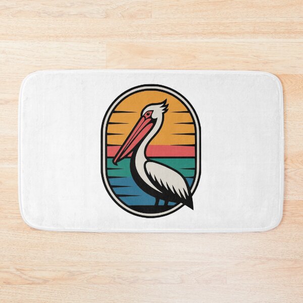 Item preview, Retro Coastal Pelican Sunset designed and sold by AntiqueImages.