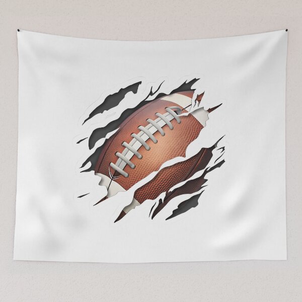 Item preview, American Football Fan Cartoon Sticker | Football Supporter Design designed and sold by aminesez22.