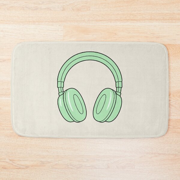 Item preview, Mint Green Headphones Music Design designed and sold by American Spirit.
