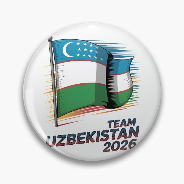 Item preview, Team Uzbekistan 2026 Soccer Fan Flag T-Shirt V4 designed and sold by DBWStudios.