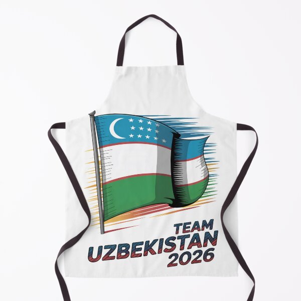 Item preview, Team Uzbekistan 2026 Soccer Fan Flag T-Shirt V4 designed and sold by DBWStudios.