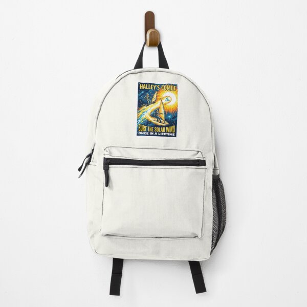 Item preview, Halley's Comet Retro NASA Travel Poster Solar Surf designed and sold by RetroRewind Studio.