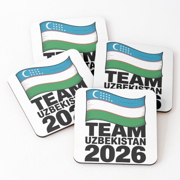 Item preview, Team Uzbekistan 2026 Soccer Fan Flag T-Shirt V6 designed and sold by DBWStudios.
