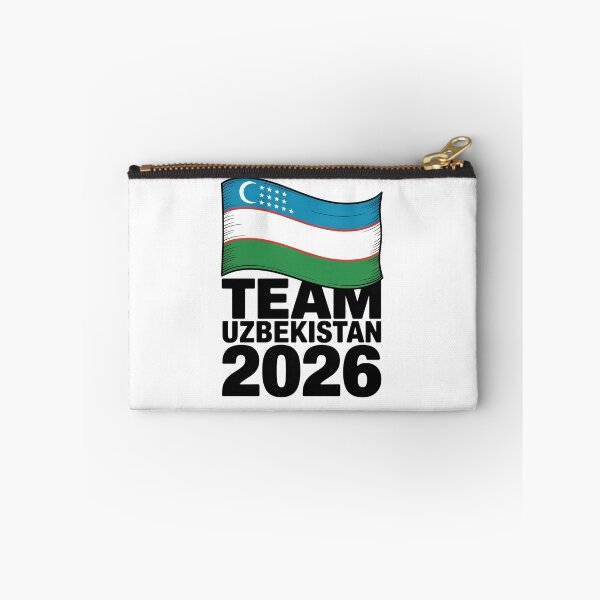 Item preview, Team Uzbekistan 2026 Soccer Fan Flag T-Shirt V6 designed and sold by DBWStudios.