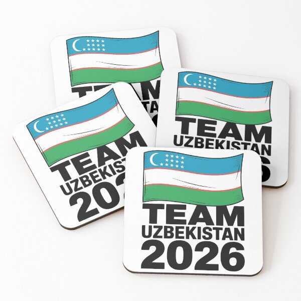 Item preview, Team Uzbekistan 2026 Soccer Fan Flag T-Shirt V7 designed and sold by DBWStudios.