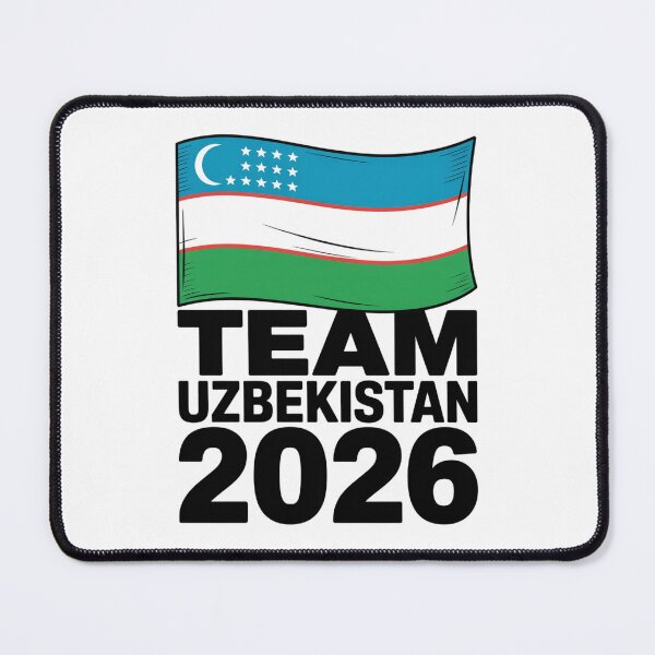 Item preview, Team Uzbekistan 2026 Soccer Fan Flag T-Shirt V7 designed and sold by DBWStudios.
