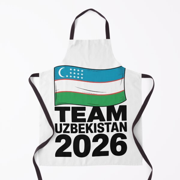 Item preview, Team Uzbekistan 2026 Soccer Fan Flag T-Shirt V7 designed and sold by DBWStudios.