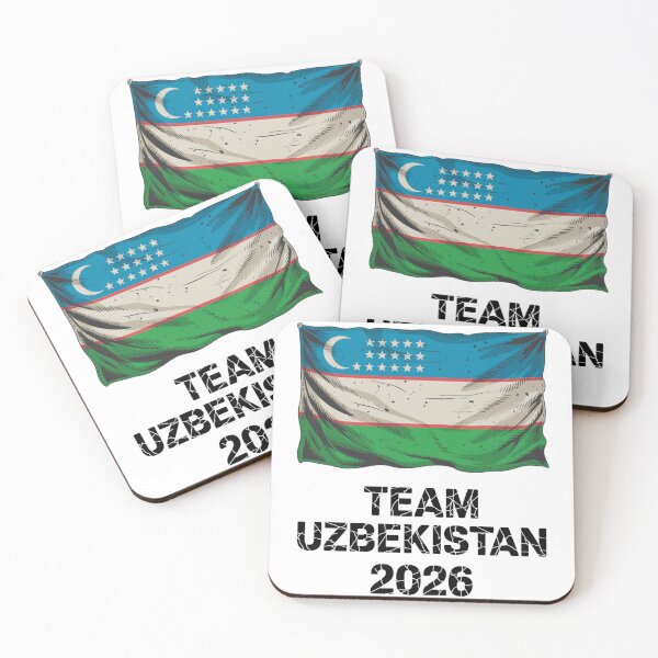 Item preview, Team Uzbekistan 2026 Soccer Fan Flag T-Shirt V8 designed and sold by DBWStudios.