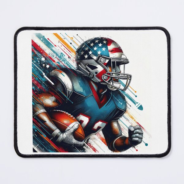 Item preview, American Football Fan Cartoon Sticker | Football Supporter Design designed and sold by aminesez22.