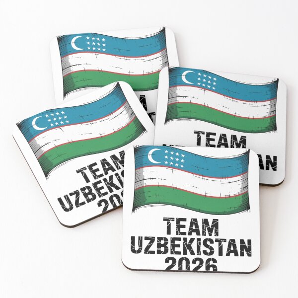 Item preview, Team Uzbekistan 2026 Soccer Fan Flag T-Shirt V9 designed and sold by DBWStudios.