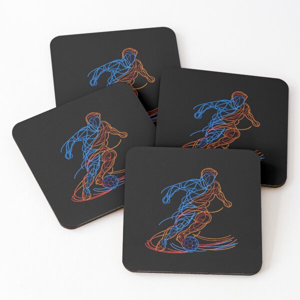 Item preview, Neon Soccer Nutmeg Move Line Art Football Fan designed and sold by RoyesButler.