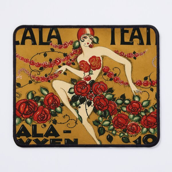 Item preview, Scala Theatre by Oral Muff - Art Nouveau Theater Poster Rose Dancer Illustration for Vintage Art Collectors designed and sold by RickE.
