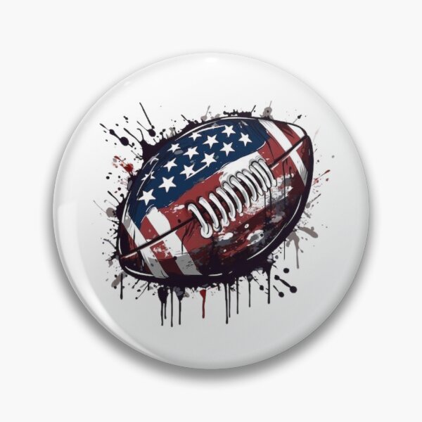 Item preview, American Football Fan Cartoon Sticker | Football Supporter Design designed and sold by aminesez22.