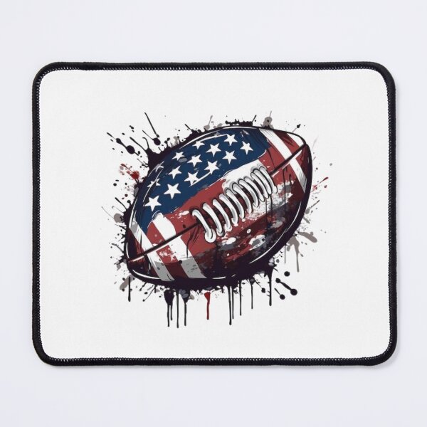 Item preview, American Football Fan Cartoon Sticker | Football Supporter Design designed and sold by aminesez22.