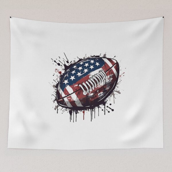 Item preview, American Football Fan Cartoon Sticker | Football Supporter Design designed and sold by aminesez22.