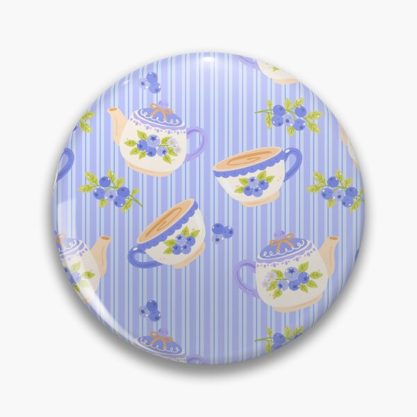 Item preview, Blueberry teapot designed and sold by Oholladesigns.