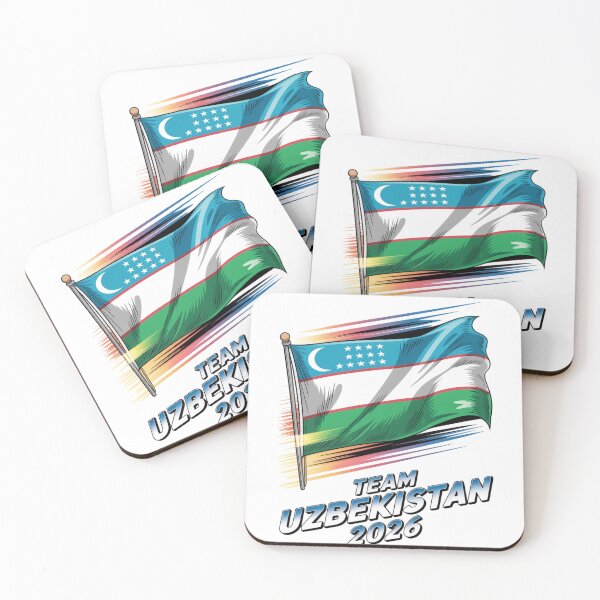 Item preview, Team Uzbekistan 2026 Soccer Fan Flag T-Shirt V12 designed and sold by DBWStudios.