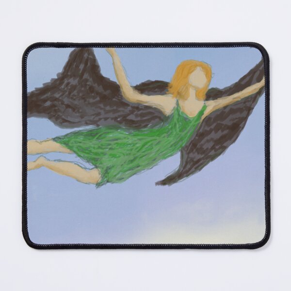 Item preview, Fairy flying above clouds designed and sold by Faeburnia.