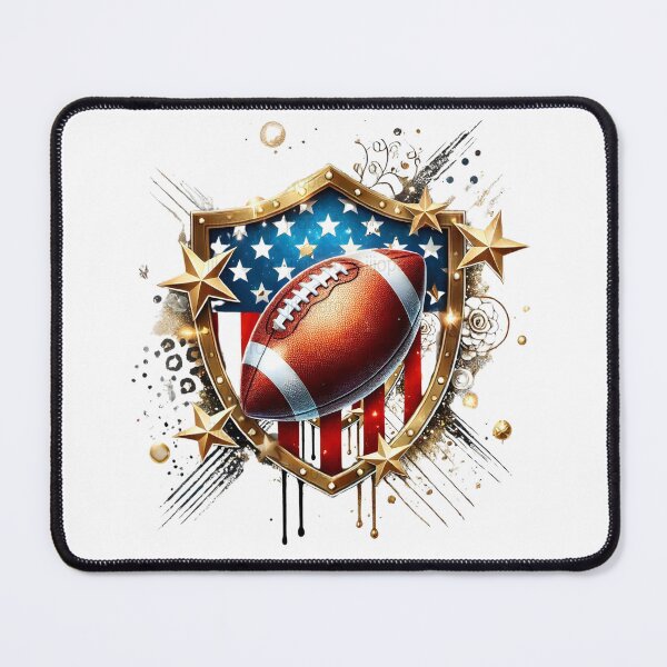 Item preview, American Football Fan Cartoon Sticker | Football Supporter Design designed and sold by aminesez22.