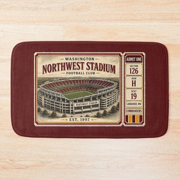 Item preview, Northwest Stadium Vintage Ticket, Washington Retro Football Stadium designed and sold by GhostDawgs.