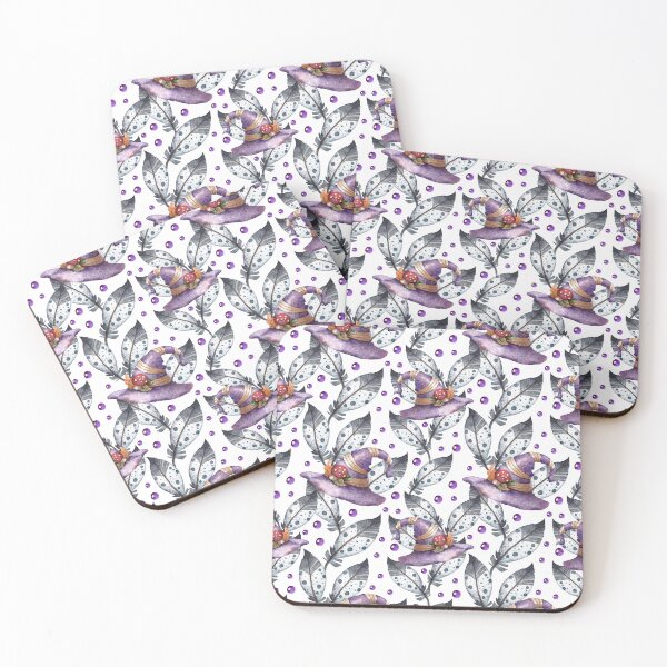 Item preview, Whimsical Witch Hat Watercolor Pattern designed and sold by Sasha Zinch Design.