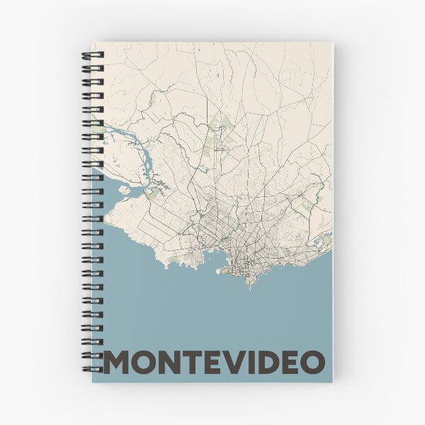 Item preview, Mapa de Montevideo designed and sold by MapsNerd.