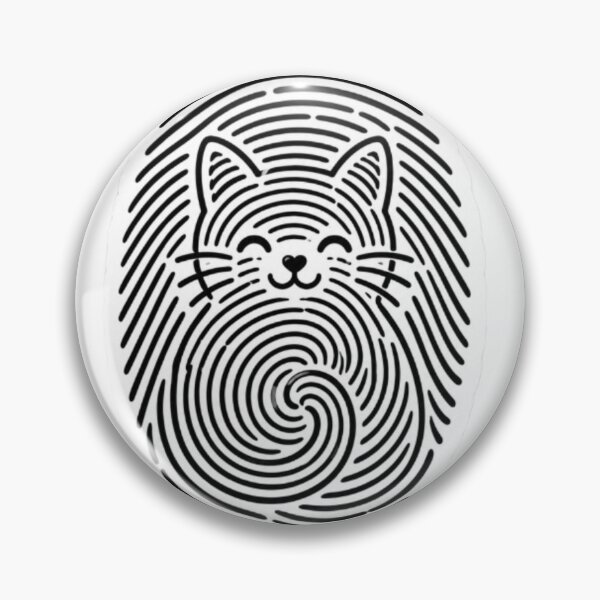 Item preview, cat fingerprint designed and sold by Snurly.