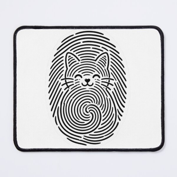 Item preview, cat fingerprint designed and sold by Snurly.