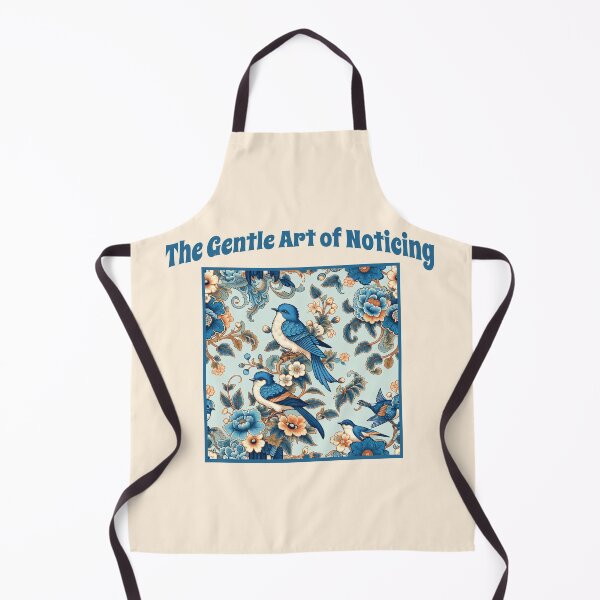 Item preview, The Gentle Art of Noticing Blue Bird Cottagecore Nature Lover Design designed and sold by Sachie's Studio.