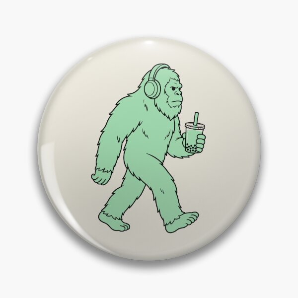 Item preview, Mint Green Bigfoot with Boba and Headphones designed and sold by American Spirit.
