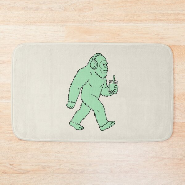 Item preview, Mint Green Bigfoot with Boba and Headphones designed and sold by American Spirit.
