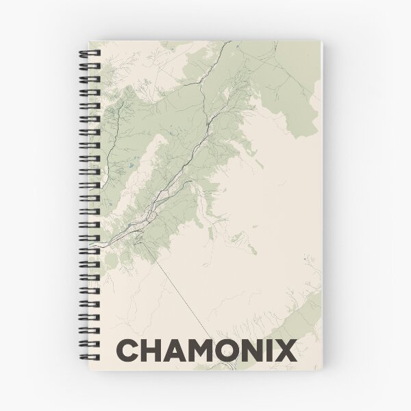 Item preview, Chamonix Map designed and sold by MapsNerd.