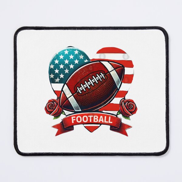 Item preview, American Football Fan Cartoon Sticker | Football Supporter Design designed and sold by aminesez22.