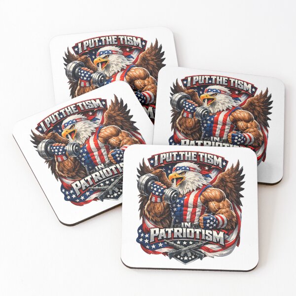 Item preview, I Put The Tism in Patriotism Athletic Eagle designed and sold by FANTASYoDarknes.