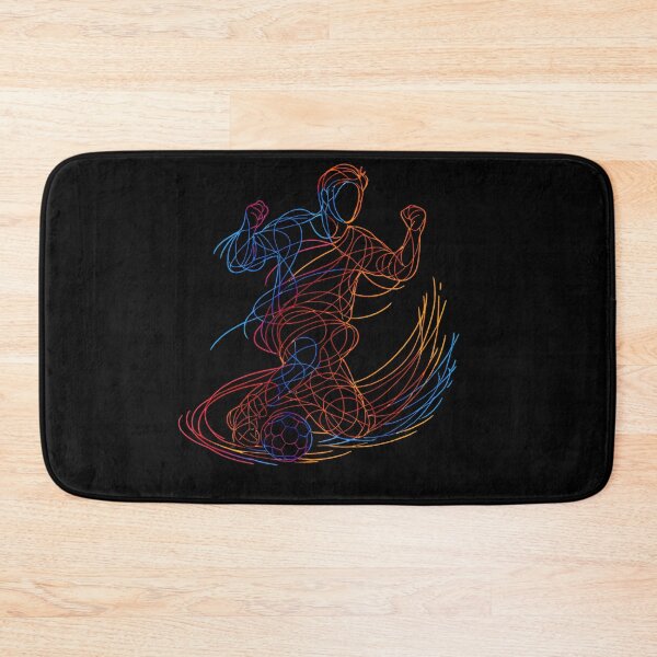 Item preview, Neon Dribbling Master Soccer Line Art  designed and sold by RoyesButler.