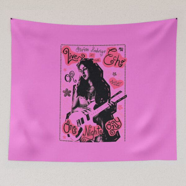 Item preview, Olivia Live at The Echo Fan Art Poster – Vintage Concert One Night Only Print designed and sold by gringoods.