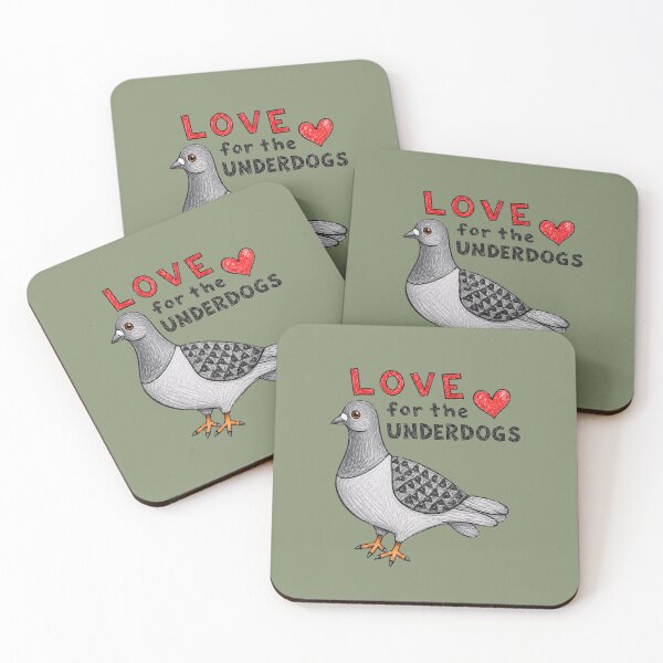 Item preview, City Pigeon “Love for the Underdogs” designed and sold by pigeonlovrs.
