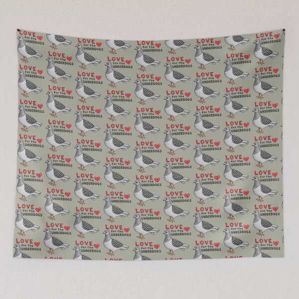 Item preview, City Pigeon “Love for the Underdogs” designed and sold by pigeonlovrs.