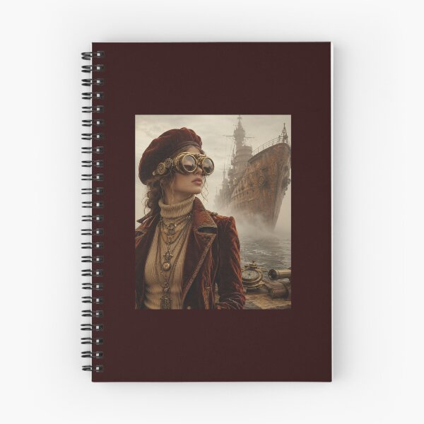 Item preview, Steampunk Nautical Voyage Art – Vintage Velvet Explorer Fashion Poster designed and sold by marianka91.
