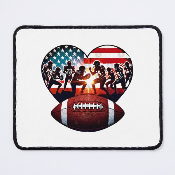 Item preview, American Football Fan Cartoon Sticker | Football Supporter Design designed and sold by aminesez22.