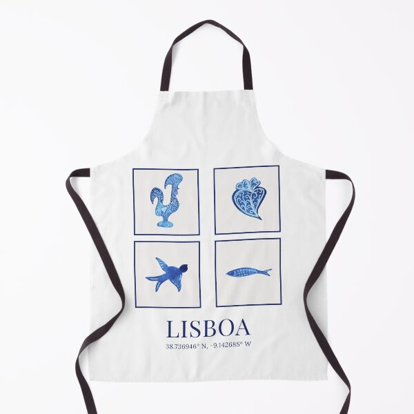 Item preview, Lisbon poster with watercolor coordinates designed and sold by ElizabethCoelho.