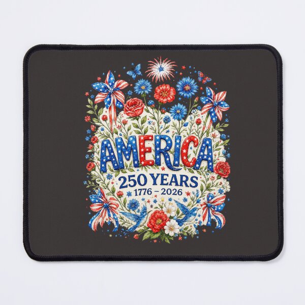 Item preview, Vintage America 250 Years Floral Patriotic 1776-2026 designed and sold by Color World.