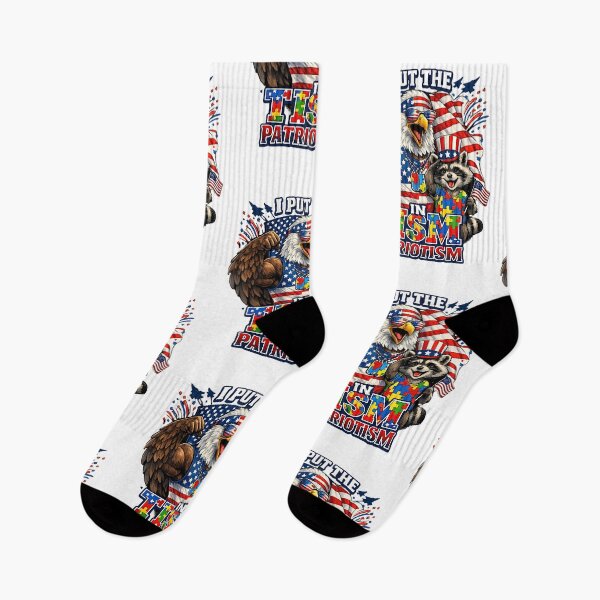 Item preview, I Put The Tism in Patriotism Athletic Eagle designed and sold by FANTASYoDarknes.