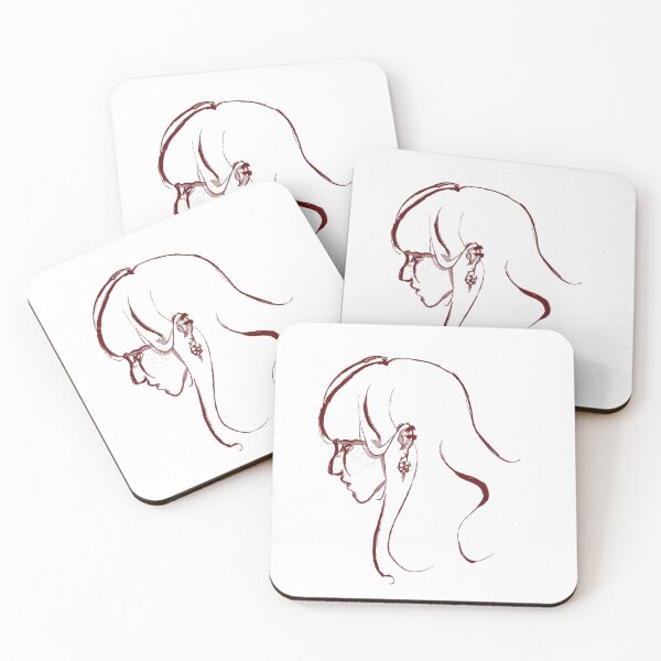 Item preview, Minimalist Girl Profile Line Art - Aesthetic Female Portrait Sketch designed and sold by SvitlanaSolo.