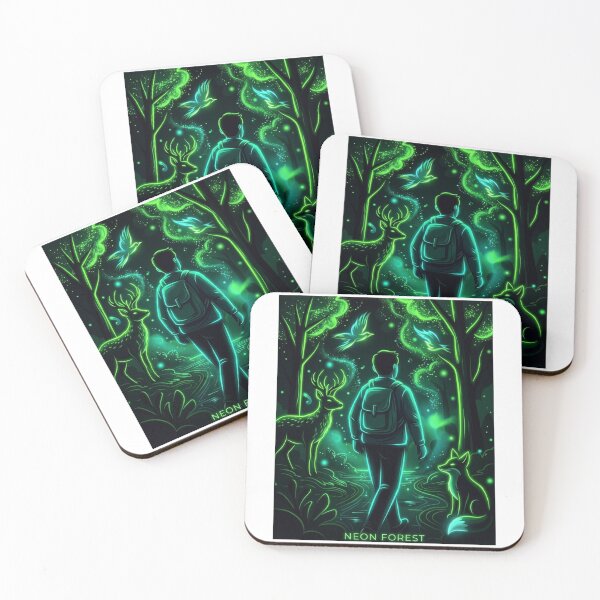 Item preview, Neon Forest Adventure – Young Explorer in the Wild designed and sold by DervoTeck2767.